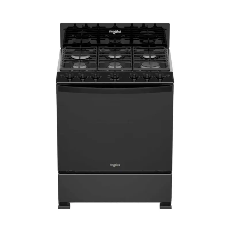 ESTUFA A GAS WHIRLPOOL DE 30" DE 6 QUEMADORES CON HORNO LWFR3400